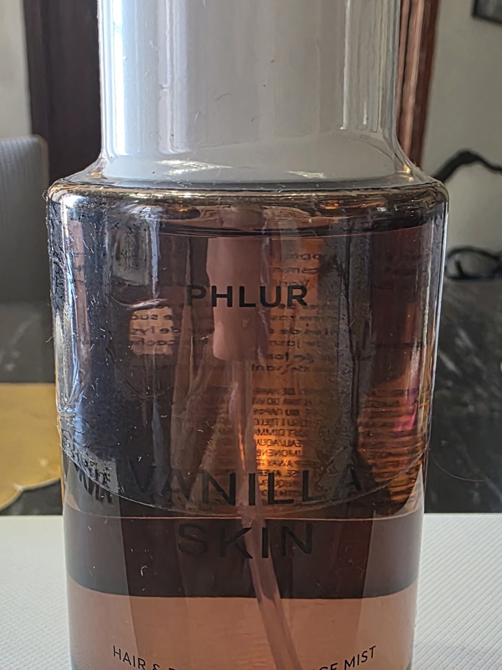 PHLUR Vanilla Skin Body & Hair Mist — Amber Brown